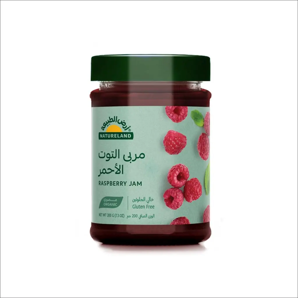مربى التوت الأحمر عضوي